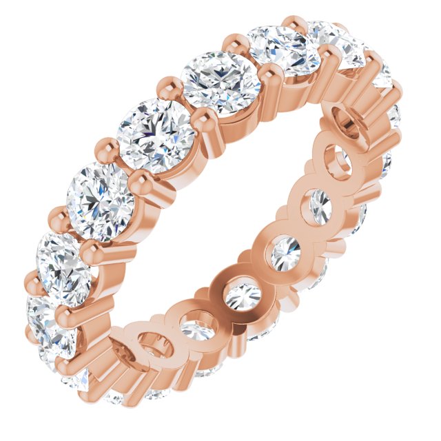 3.57 ct. Round Diamond Eternity Band-VIRABYANI